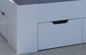 Posteľ Astral 180x200 cm, biela