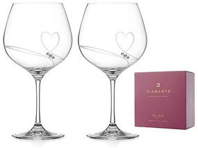 Diamante Pohár Romance 640 ml, 2 ks