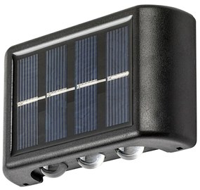 Rabalux 77024 vonkajšia solárna lampa Kangton, čierna
