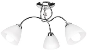 Prisadený luster MIRANDA 3xE27/60W/230V lesklý chróm