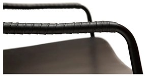 Čierne kreslo z imitácie kože DAN-FORM Denmark Boto