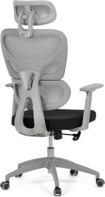 Kancelárska stolička sivá KA-K2081 GREY