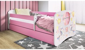 Dětská postel Babydreams balón růžová