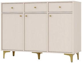 Komoda Tokyo 1 3F 3S pieskovo béžová 827