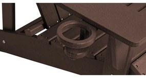 Hnedé plastové záhradné kreslo Adirondack – Bonami Selection