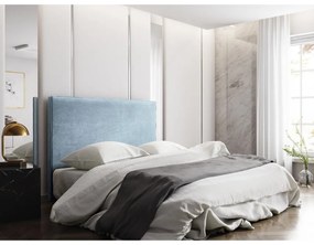 Svetlomodré čelo postele 160x120 cm Natalia – Milo Casa