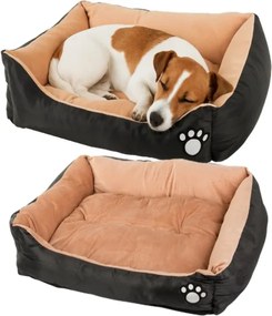 Pelech pre psa / mačku M - Tlapka čierno-hnedý