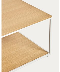 Konferenčný stolík vo svetloprírodnej farbe s doskou v dubovom dekore 60x110 cm Yoana – Kave Home