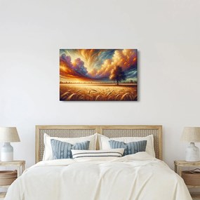 Obraz – Strom na poli (90x60 cm)
