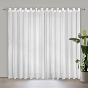 ZÁCLONA NA KRÚŽKOCH VENUS 300 CM X 250 CM BIELA