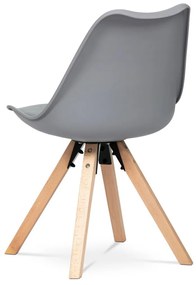 AUTRONIC Jedálenská stolička CT-761 GREY