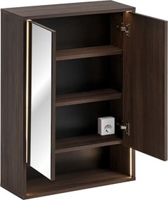 Koupelnová sestava Dorothy Smile s deskou, umyvadlem a skříňkou 60 cm dub ristretto