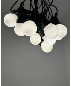 LED vonkajšia dekoratívna reťaz 10xLED/0,36W/230V 4,5 m IP44 čierna