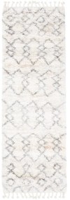 Kusový koberec shaggy Tizoc krémový atyp 60x200cm
