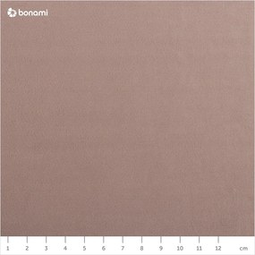 Hnedobéžová zamatová pohovka 230 cm Magic - Scandic