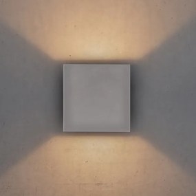 Brilagi - LED Vonkajšie nástenné svietidlo CUBE LED/6W/230V šedá IP54