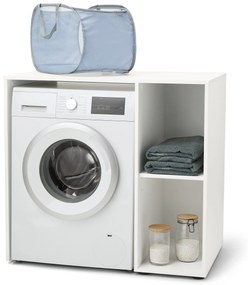 Polička práčky s bočným úložným priestorom