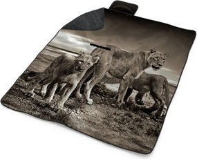 Sablio Plážová deka Levica a levíčatá: 200x140 cm