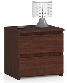 Nočný stolík Cleania CL2 (wenge). Akcia -23%. Vlastná spoľahlivá doprava až k Vám domov. 1067843