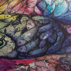 Obraz - Farebná rybička (70x50 cm)