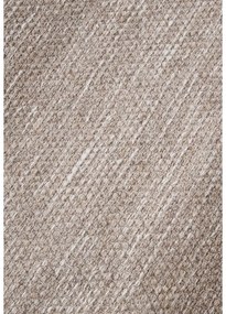 Béžový ručne tkaný behúň s prímesou vlny 80x200 cm Pradesh Linen White – Elle Decoration