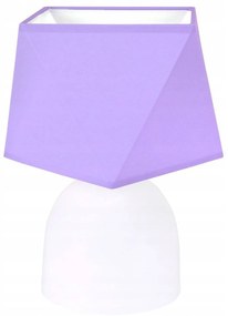 Stolová lampa DIAMOND, 1x textilné tienidlo (výber z 12 farieb), (výber z 3 farieb konštrukcie), N