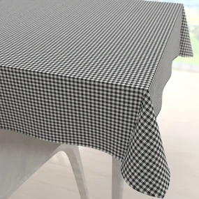 Biante Dekoračný štvorcový obrus Rebeka RE-012 Sivo-biela kocka malá 130x130 cm