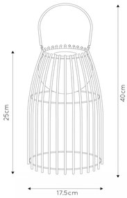 Lucide 06801/01/30 - LED Stmievateľná dotyková lampa FJARA LED/0,3W/3,7V IP44