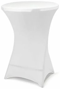 Garthen 37101 Poťah pre vysoký stôl - elastický, biela 80 x 80 x 110 cm