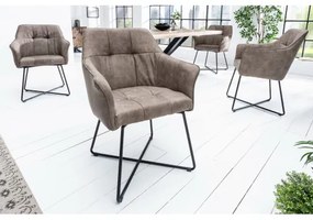 Stolička 42475 Loft Mikrofaser Taupe  - Komfort-nábytok
