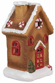 Keramická perníková chalúpka s perníčkom Gingerbread House - 9*7*15 cmm