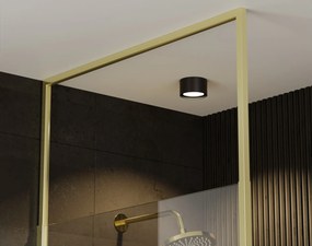 Besco Sprchovací kút Walk-In ICON GOLD 100 (110x 120), výška 200 cm - bez vaničky BESCO-Rozmery: šírka: 110