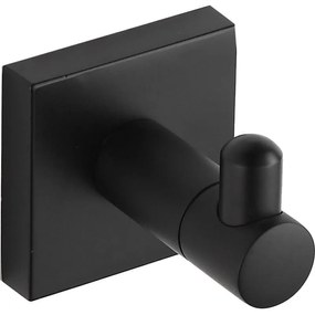 Mexen príslušenstvo, RUFO držiak na uteráky, 1-háčik, čierna, 7050935-70