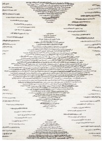 Dizajnový koberec SIMPLICITY - SHAGGY ROZMERY: 60x100