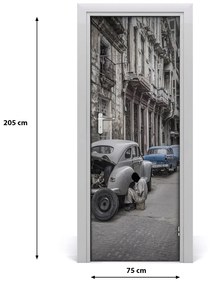 Fototapeta samolepiace na dvere hawana 75x205 cm