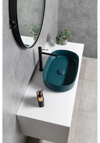 Matne čierna stojančeková umývadlová batéria Solaris – Sapho