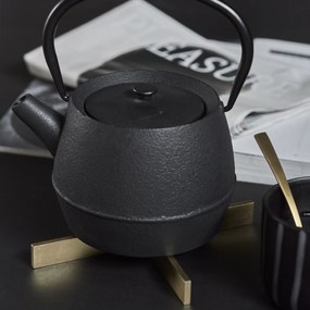 House Doctor Podložka pod hrniec Cros Brushed Brass