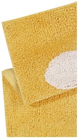 Prateľný ručne tkaný bavlnený detský koberec v horčicovej farbe 120x160 cm Clouds Mustard – Lorena Canals