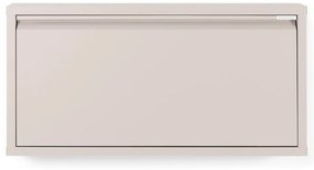 Sivo-béžová kovová skrinka na topánky Billy – Spinder Design