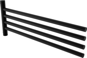 Nimco Držiak na uteráky otočný, 42 cm BORMO čierna - BRC 11096-4-90