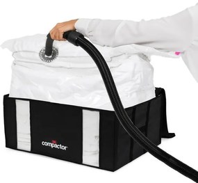 Úložný box Compactor 3D Black Edition, 210 l, čierna