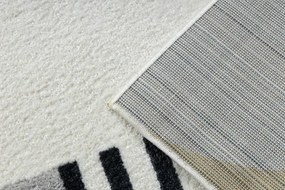 Koberec FUSION 1327 biely / tmavosivý