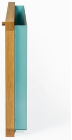 Modrý vyklápací stôl Woodman Banti