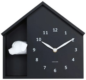 Nástenné hodiny Peeking Doggy – Karlsson