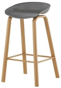 Decatur barová stolička hnedo-sivá