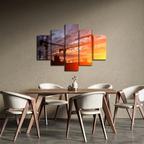 Obraz - Stavenisko (150x105 cm)