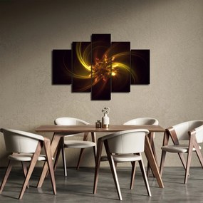 Obraz - abstrakcia vrtuľky (150x105 cm)