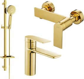 Mexen Zero DQ40 sprchová sada, zlatá - 71104DQ40-50