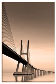 Obraz na plátne - Most Vasco da Gama - obdĺžnik 7245FA (100x70 cm)