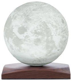 Tmavohnedá svetelná dekorácia na USB ø 12 cm Smart LunaSpin – Gingko